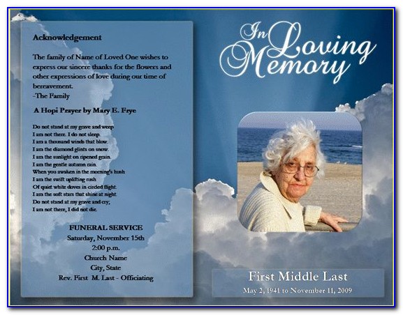 Free Funeral Web Templates