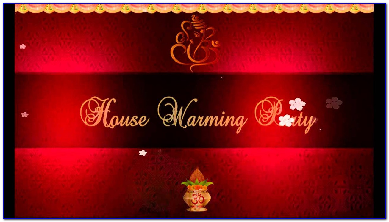 Free Housewarming Invitation Template India