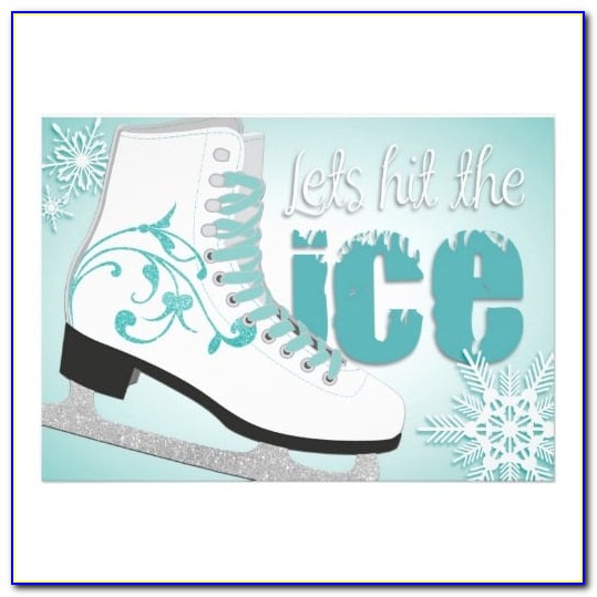 Free Ice Skating Invitations Templates