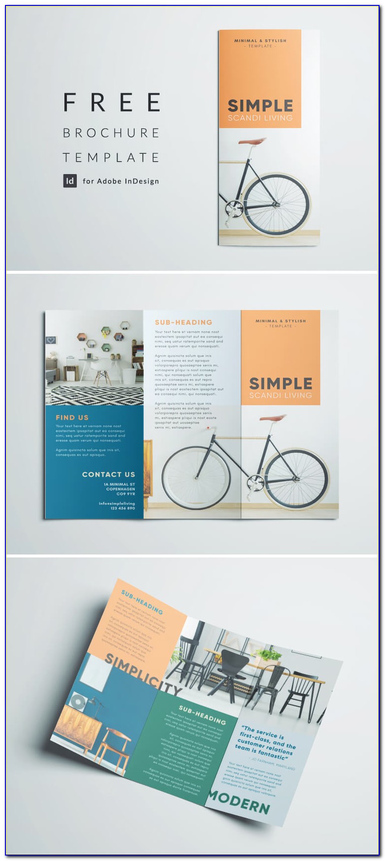 Free Indesign Brochure Layout Templates