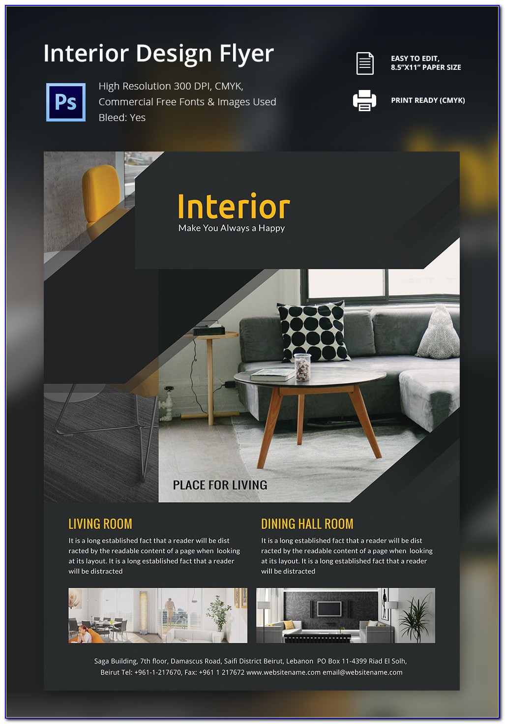 Free Interior Design Brochures Templates