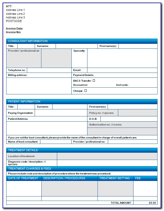 Free Invoice Template Word Document
