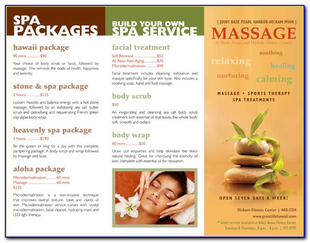 Free Massage Gift Certificates Templates