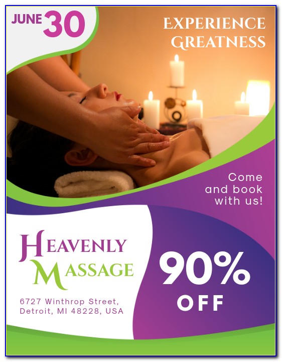 Free Massage Therapy Brochure Templates