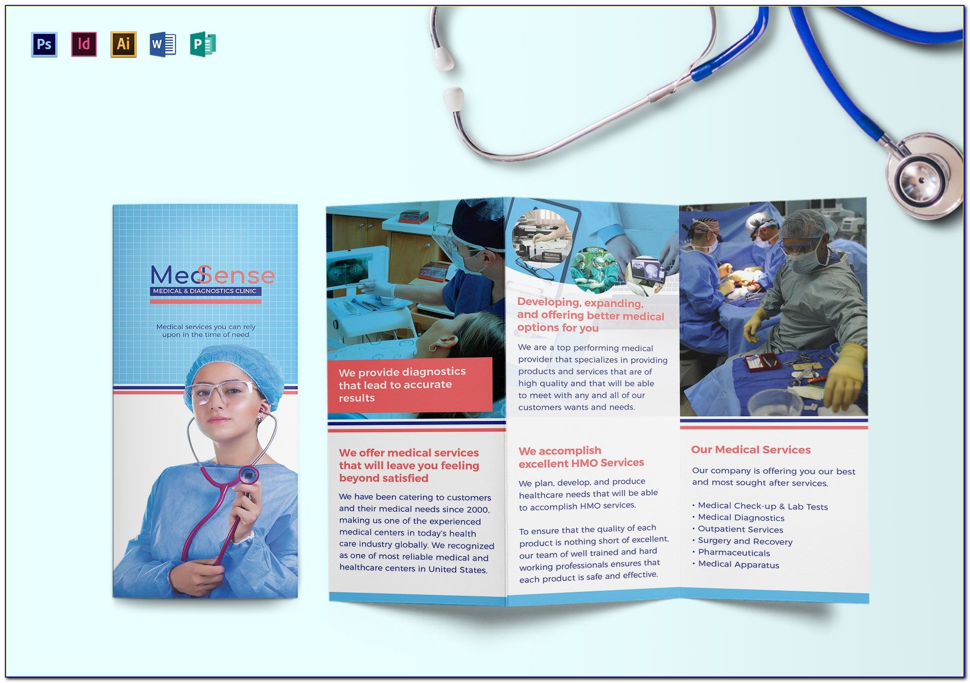 Free Medical Brochure Templates Illustrator