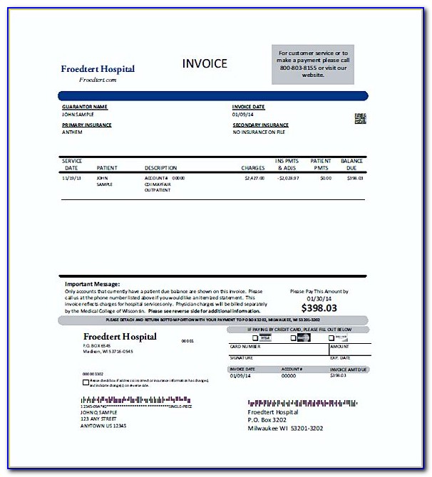 Free Medical Receipt Template Download