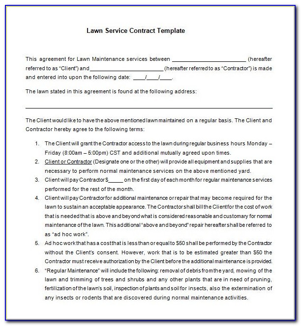 Free Moving Contract Template