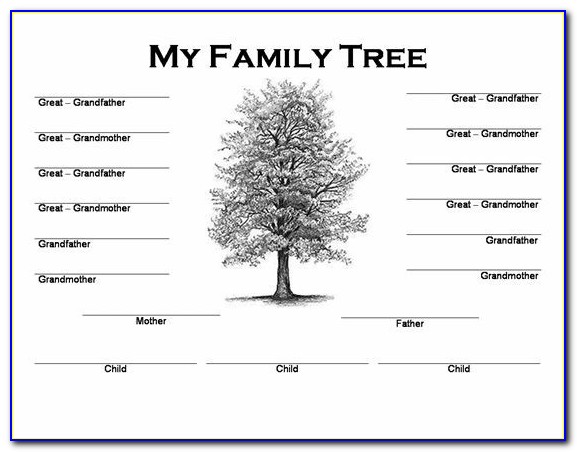 Free Online Family Tree Maker Template