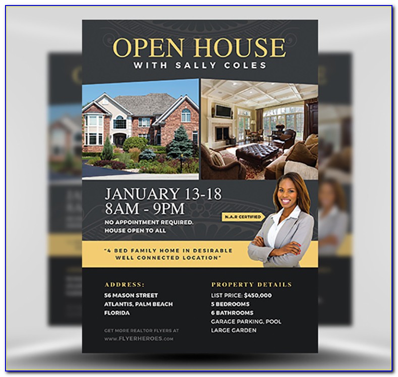 Free Open House Flyers Template