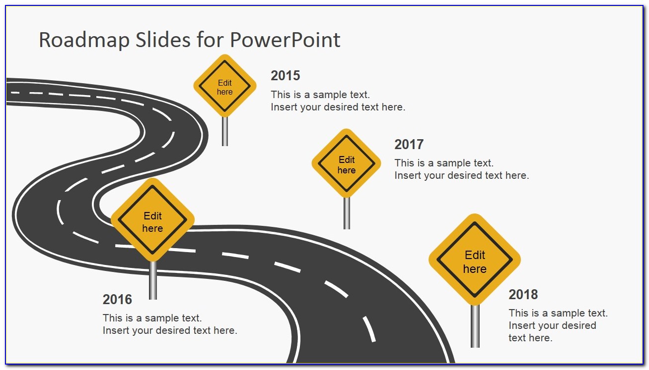 Free Powerpoint Roadmap Template Download