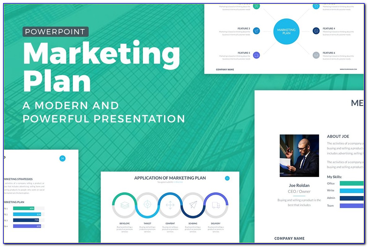 Free Powerpoint Template Marketing Plan Presentation