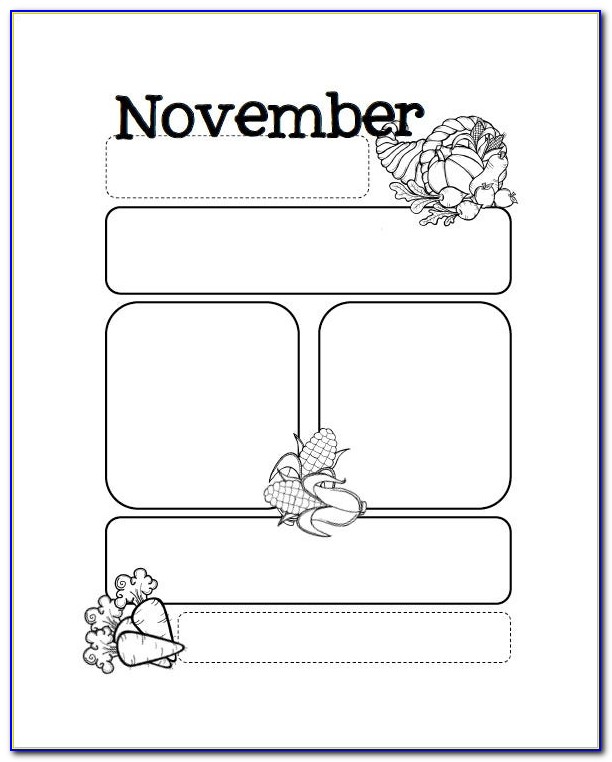 Free Preschool January Newsletter Templates