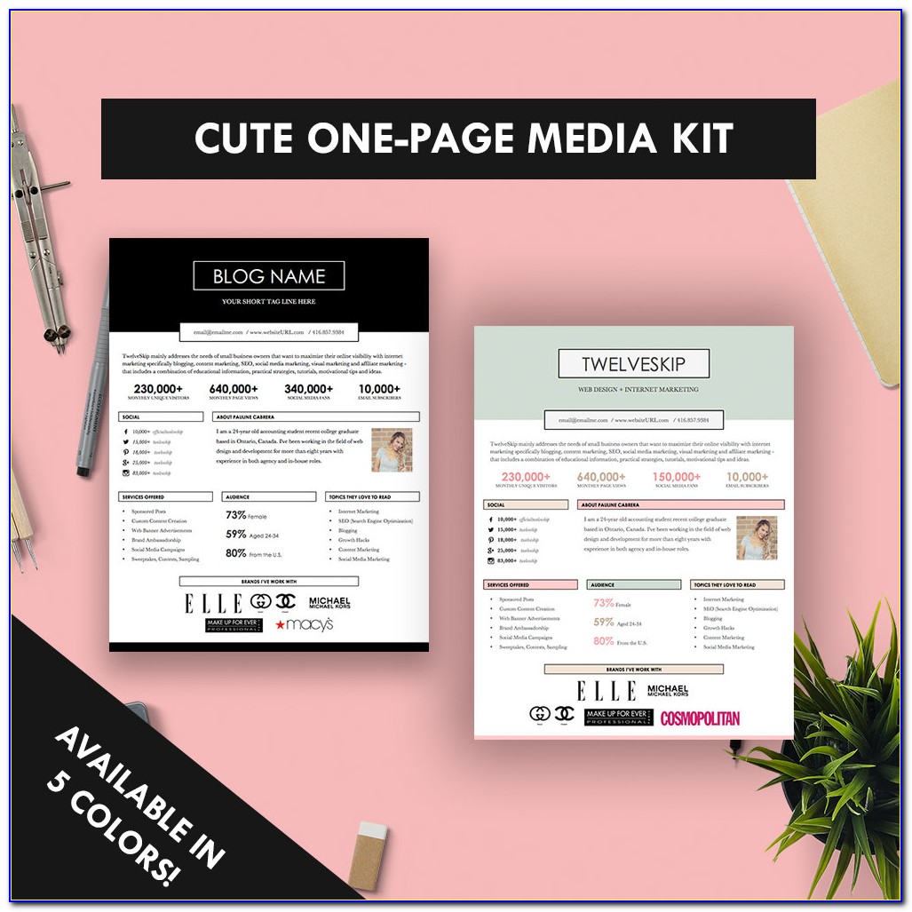 Free Press Kit Template For Musicians
