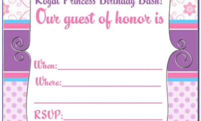 Free Princess Invitation Maker