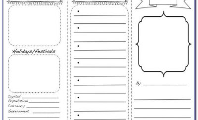 Free Printable Brochure Templates For Students