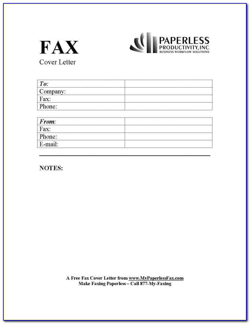 Free Printable Fax Cover Sheet Forms