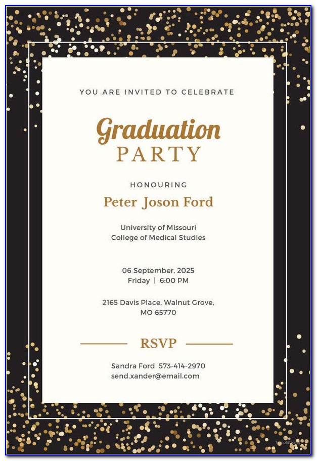 Free Printable Graduation Invitations Templates
