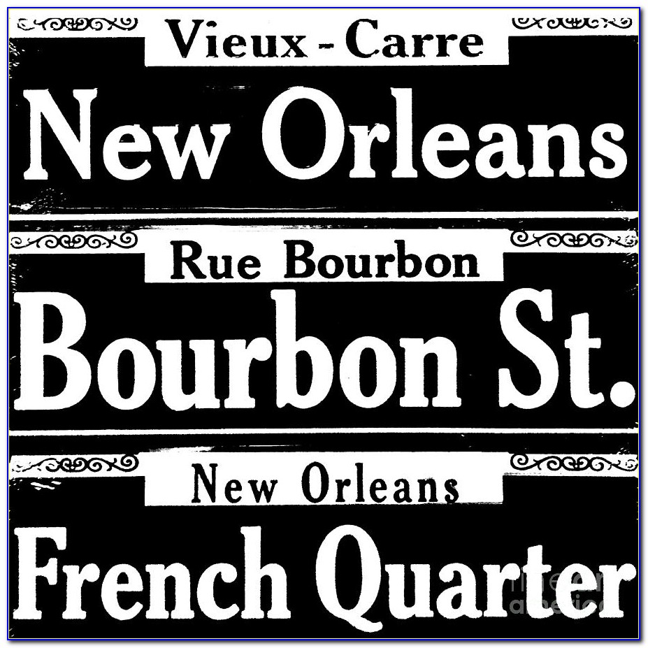 Free Printable New Orleans Street Signs