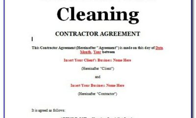 Free Printable Service Contract Template