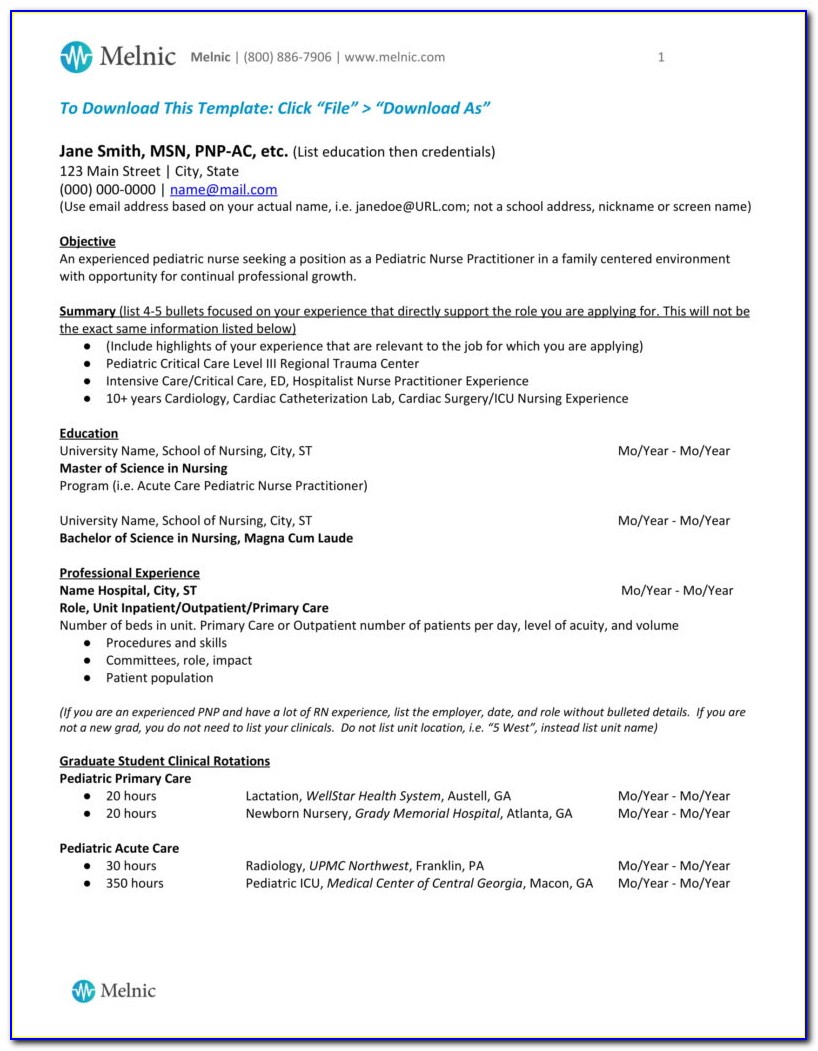 Free Sample Licensed Practical Nurse Resume
