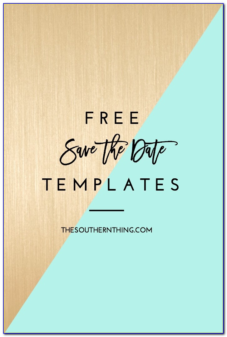 Free Save The Date Email Templates Download