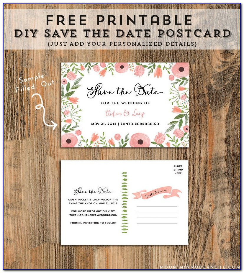 Free Wedding Save The Date Email Templates