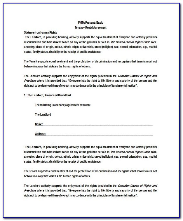 Lodger Tenancy Agreement Template Free