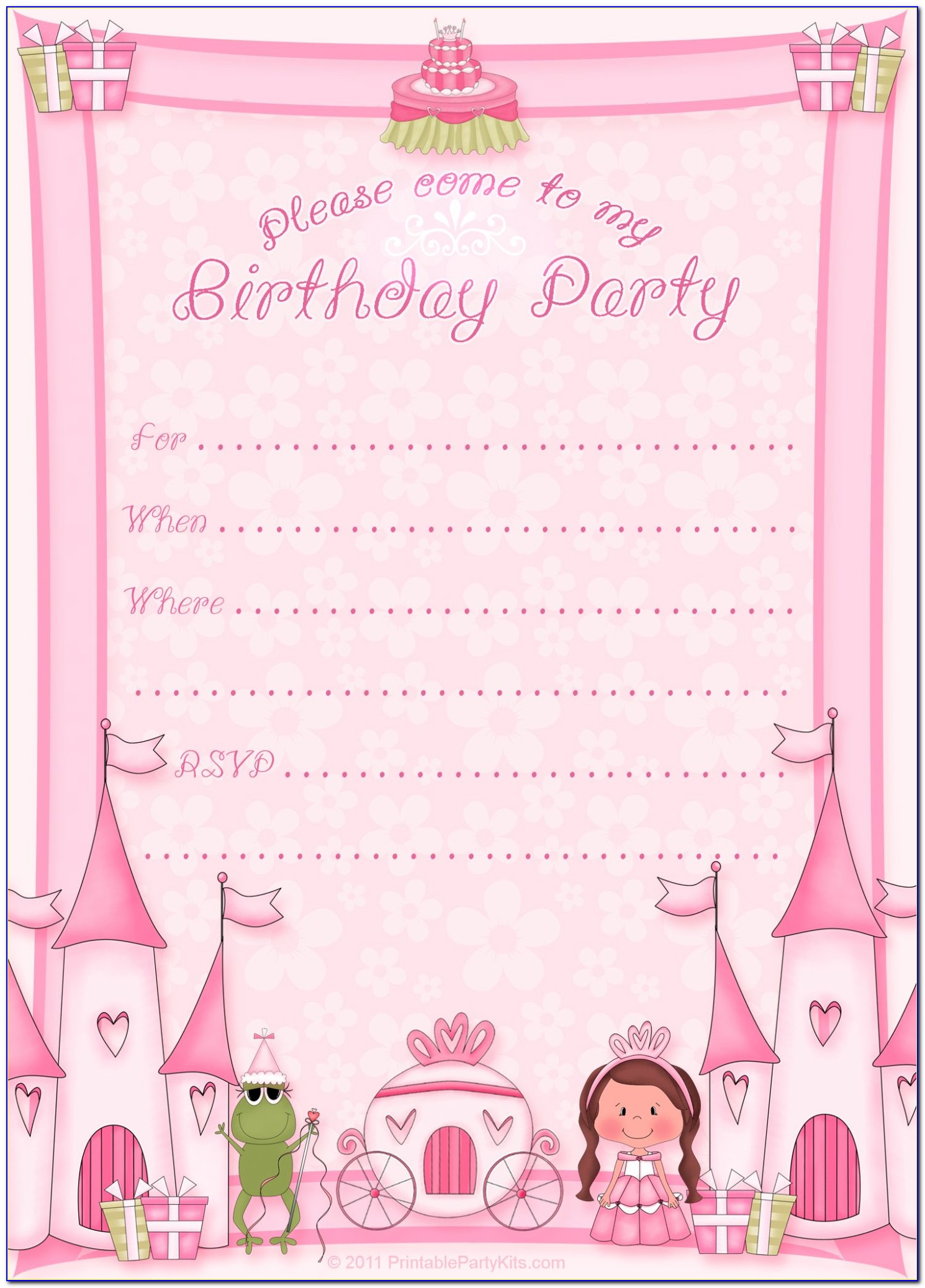 1st Birthday Invitation Template Free For Baby Boy