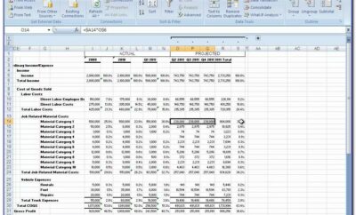 3 Year Financial Projection Template Pdf