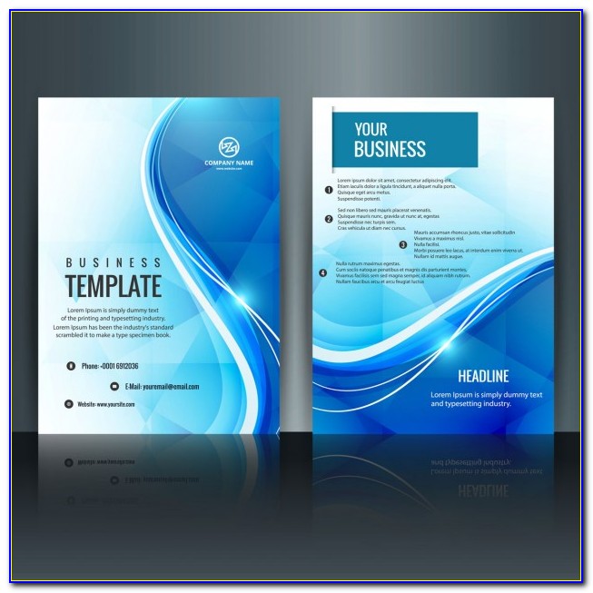 Airline Brochure Template Free Download