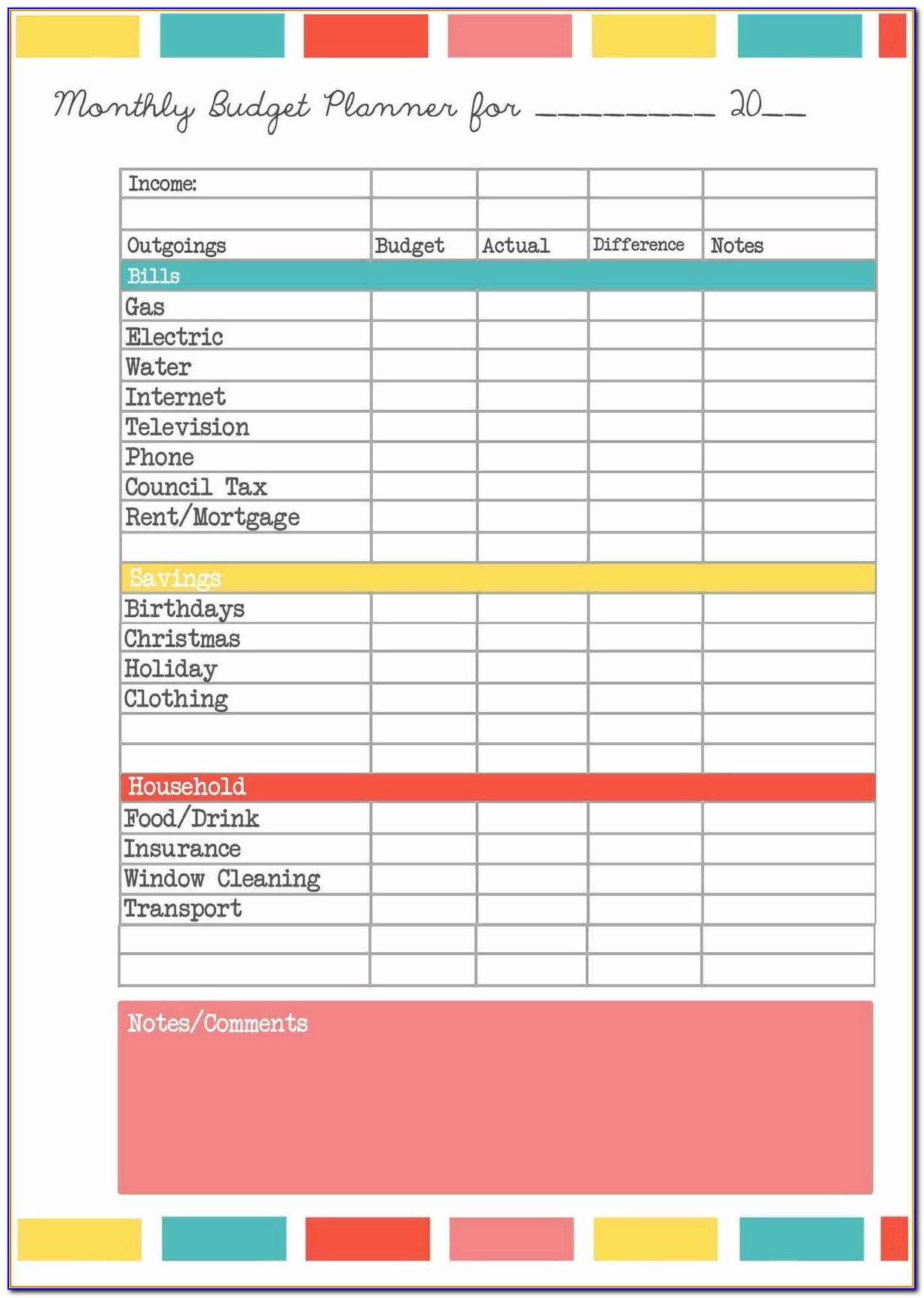 Business Expenses Form Template Uk