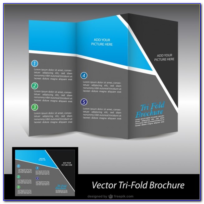Double Fold Brochure Template Word
