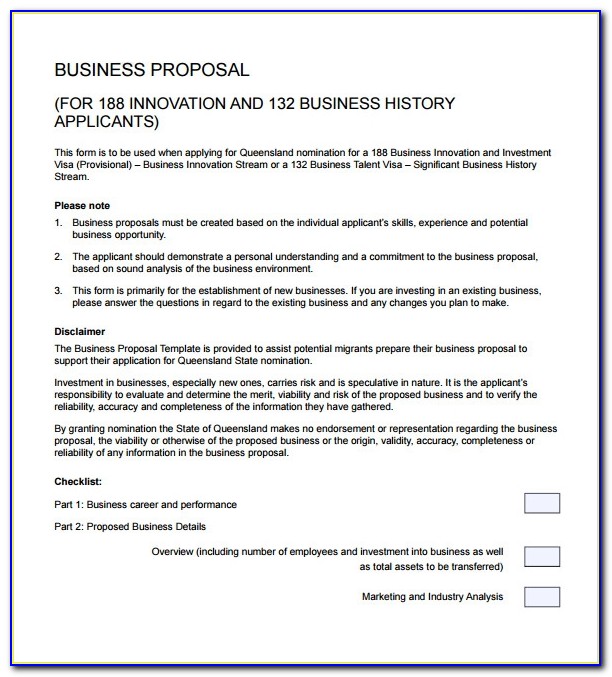 Download Free Business Proposal Template Word