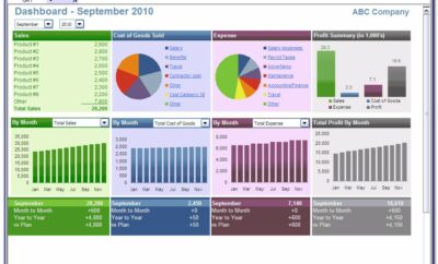 Excel 2013 Financial Dashboard Templates