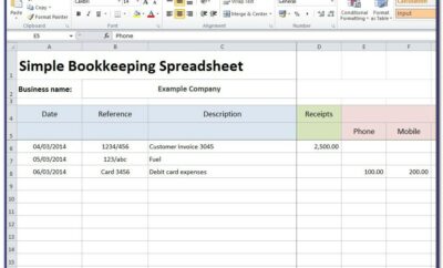 Excel Accounting System For Small Business