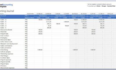 Excel Bookkeeping Template Uk