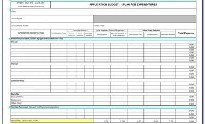 Excel Budget Expense Tracking Template