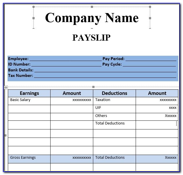 Excel Paid Invoice Template