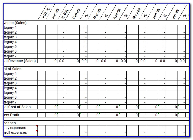 Excel Profit And Loss Template Download