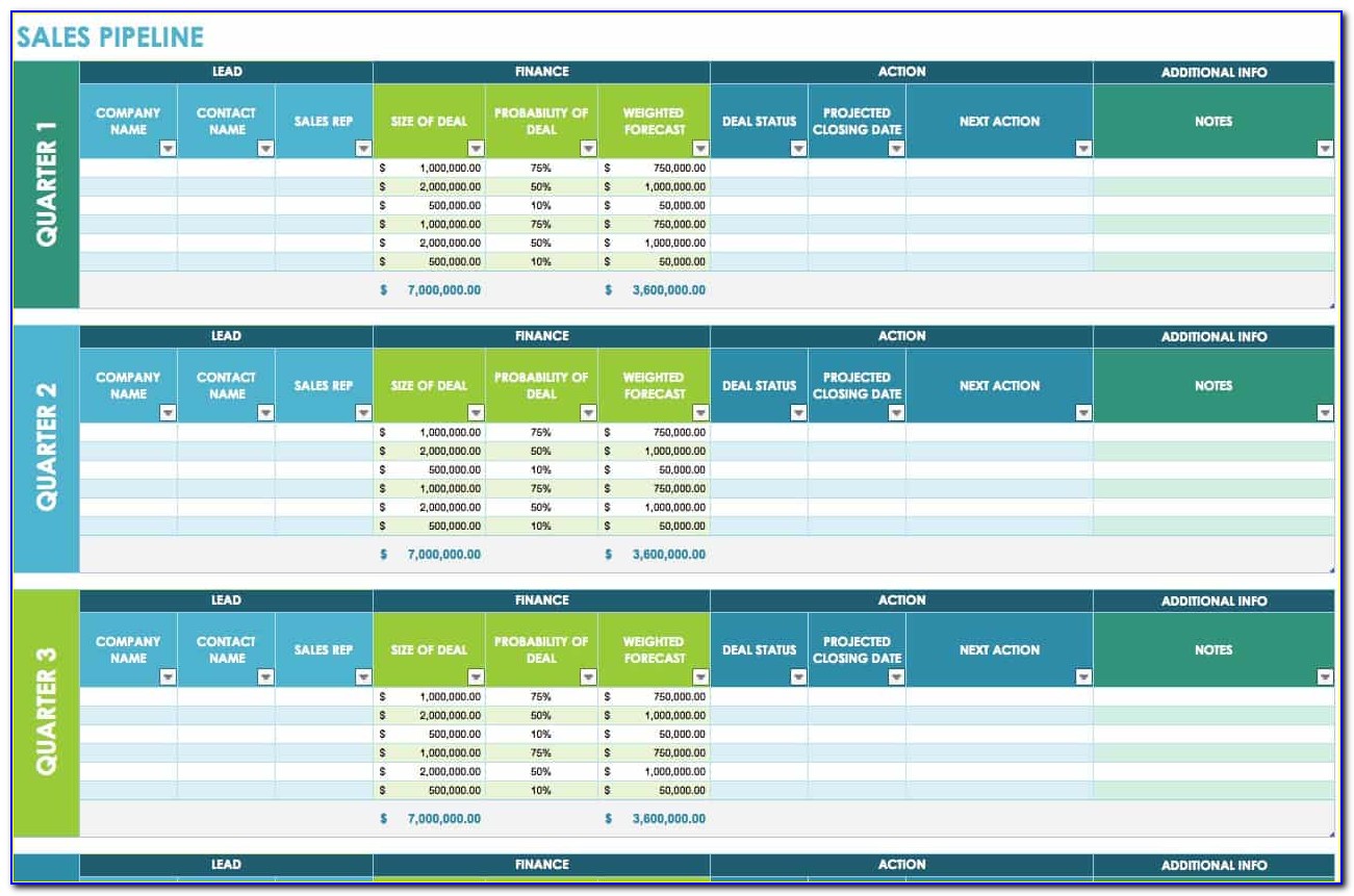 Excel Sales Reporting Templates