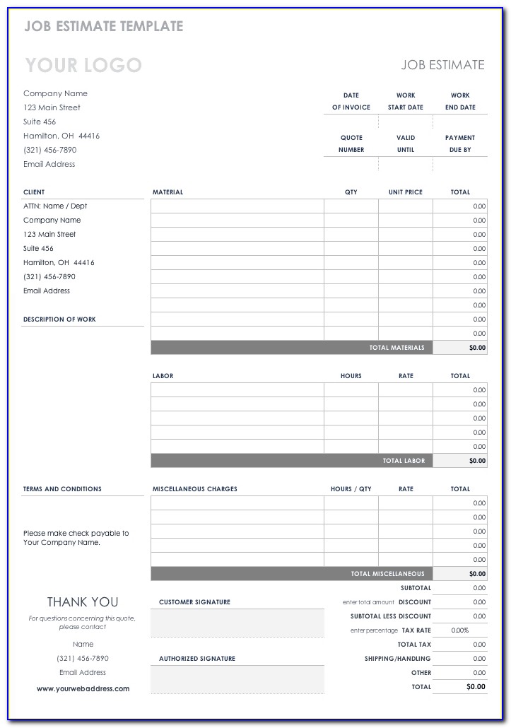 Excel Small Business Bookkeeping Template