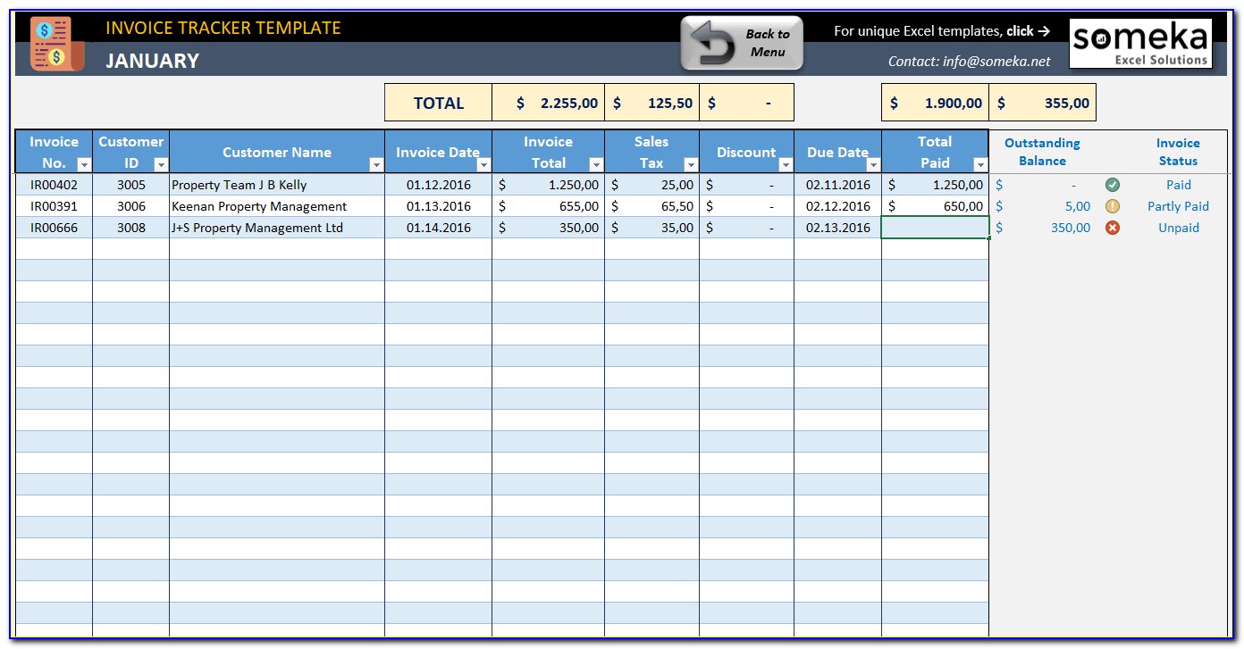 Excel Spreadsheet Template For Project Management