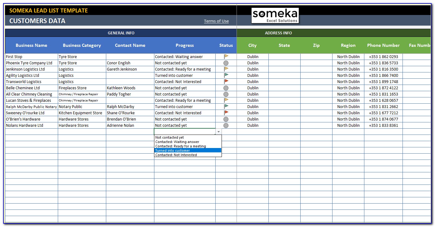 Excel Spreadsheet Templates For Tracking Projects