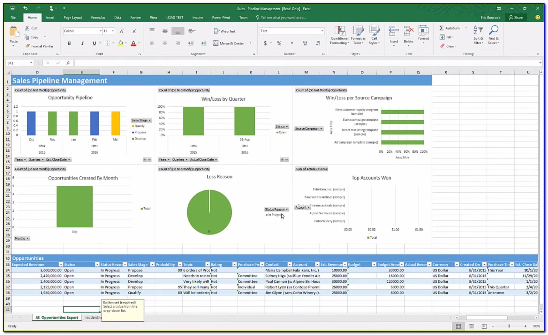 Excel Template Agile Planning