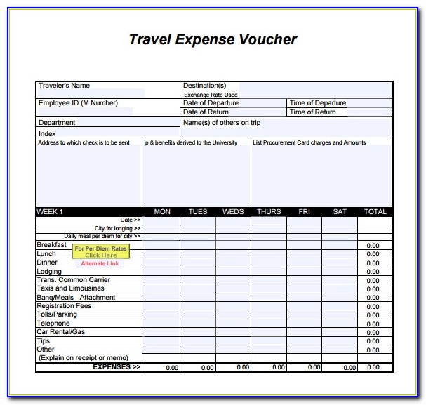 Expenses Sheet Template Uk