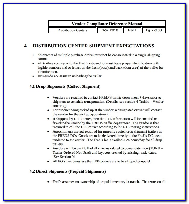 Export Compliance Manual Template