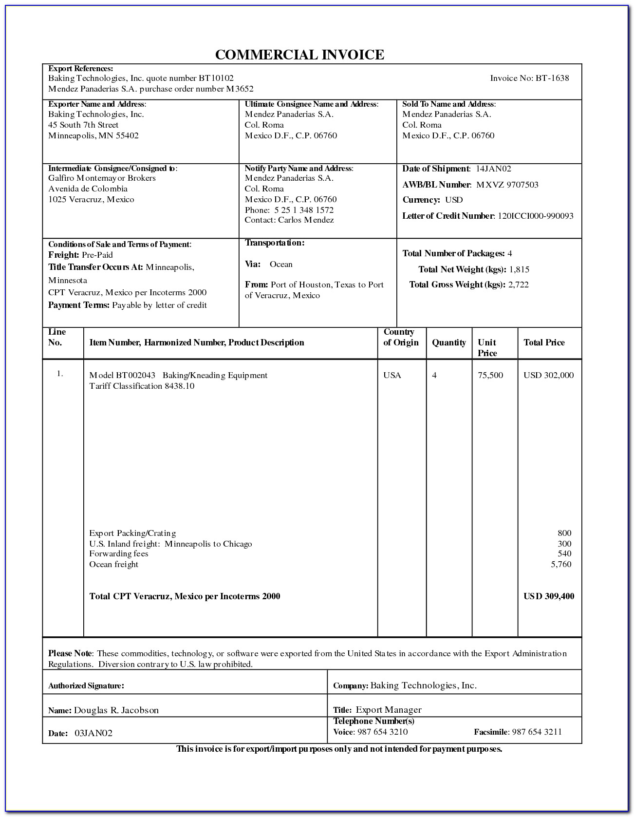 Export Invoice For Free Sample Under Gst