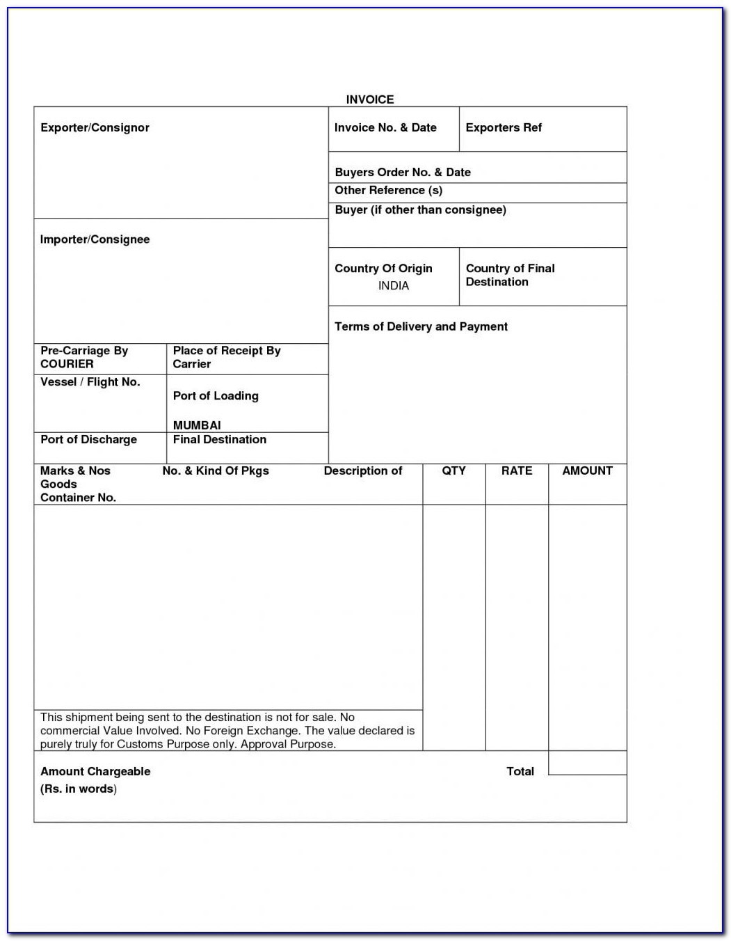 Export Invoice Template From Quickbooks Online
