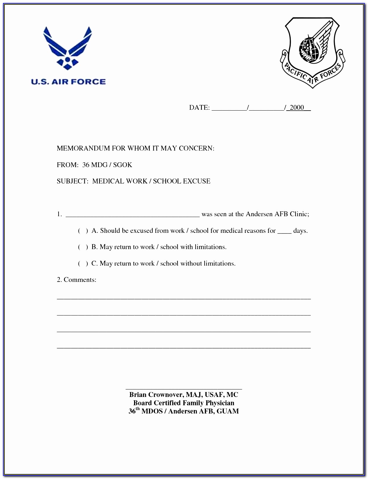 Fake Doctors Note Template Free Download