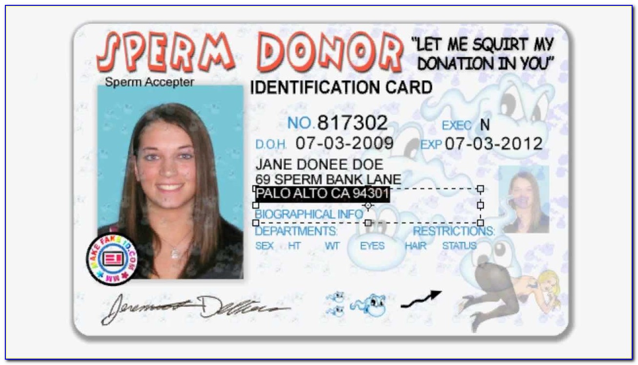 Fake Drivers License Template Download